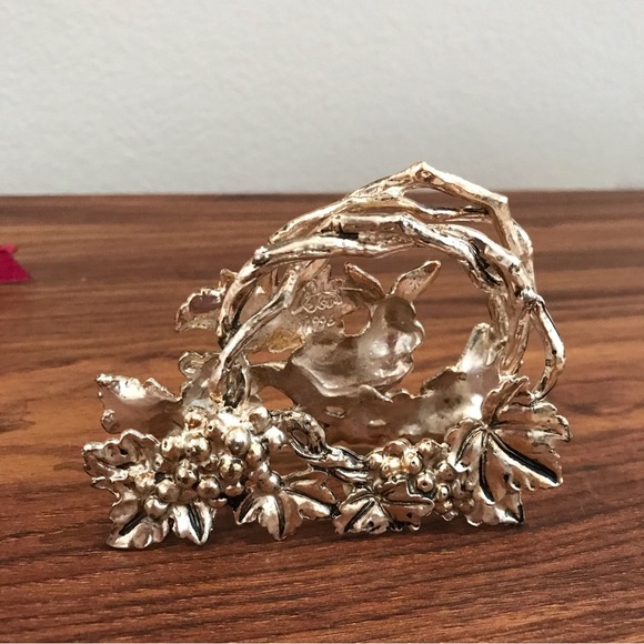 🔻🔻🔻sale Vintage 1996 Arthur Court rabbit/ bunny upright napkin holder. - Picture 4 of 8